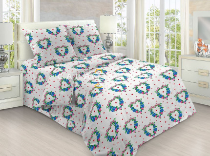 Бязь набивная 150 см 100 гр. рис 779 вид 1