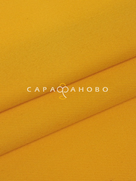 Саржа гладкокрашеная 150 см, 011 Желтый 260 +/- 13 г/м2