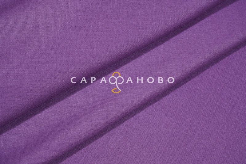 Ткань Сатин 220 гладкое крашение 11750 фиолетовый