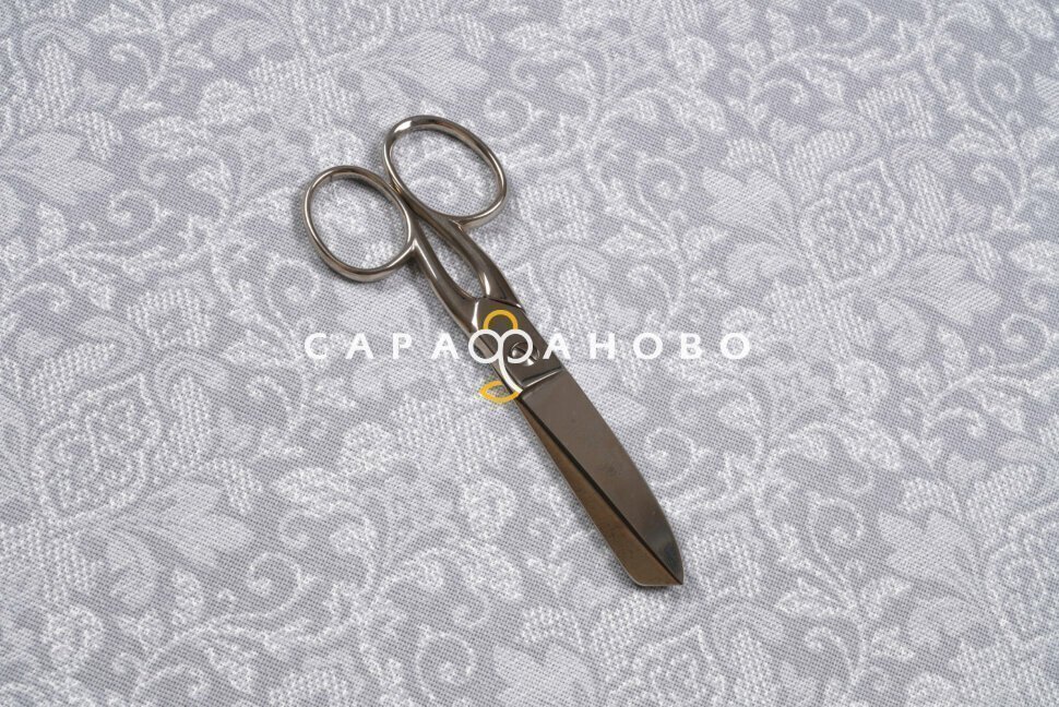 ткань рогожка 150 см рис. 23097-1 Вензель (серый)