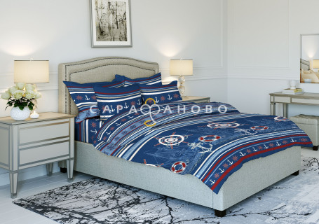 Ткань Бязь Фея 220 см 120 гр рис 70358 Глубина