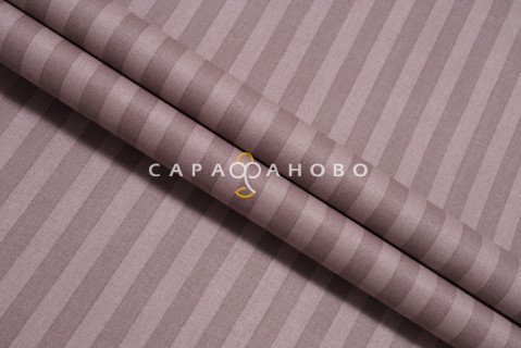 Ткань Поплин-страйп 220 см рис. 12245/5 Какао