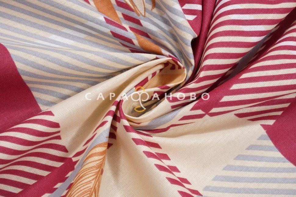 Ткань Бязь 150 см 140 гр рис. 184в7/2 Каледония