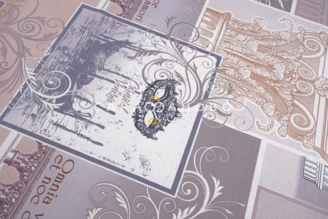 Ткань поплин 220 см "Венеция" рис 11763 вид 1