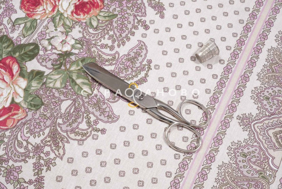 Ткань Бязь Комфорт 220 см рис 6426 вид 1 Луиза