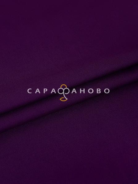 Саржа гладкокрашеная 150 см, 053 Баклажан 240 +/- 13 г/м2