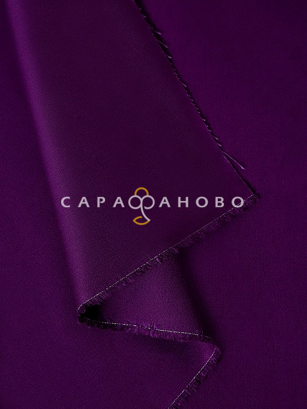 Саржа гладкокрашеная 150 см, 053 Баклажан 240 +/- 13 г/м2