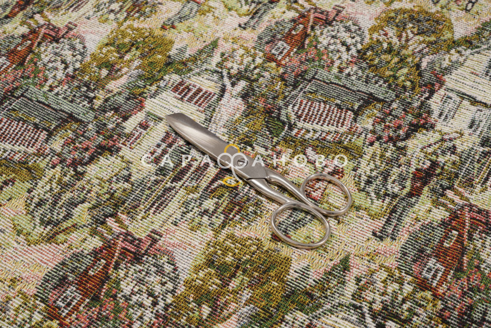 Ткань Гобелен жаккард 150 см рис ks22