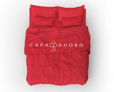 Ткань Бязь 150 см 120 гр рис. Красный вид 7