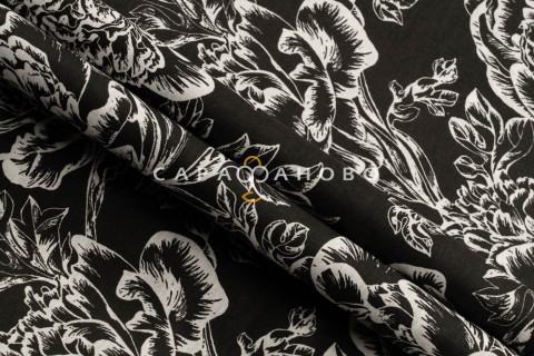 Ткань Перкаль 220 см "Кутюр" рис 6584 вид 1