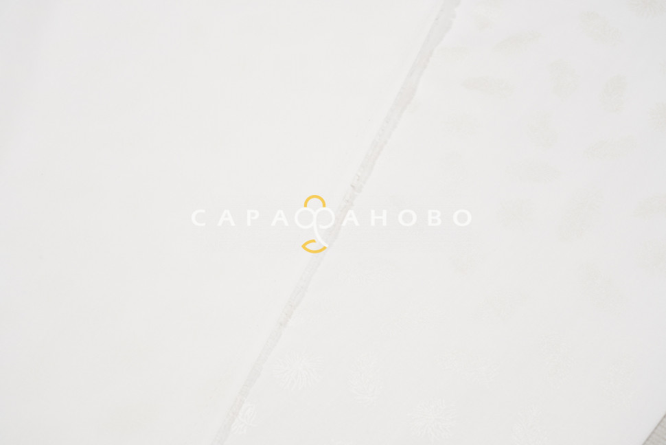 Ткань Тик смесовой 220 см 145 гр диз JS 040 White