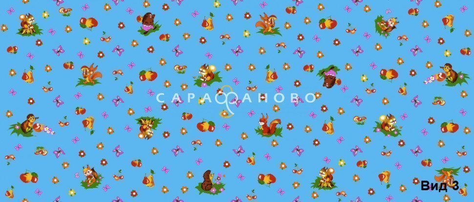 Ткань бязь детская 150 см ГОСТ рис 1231 вид 3