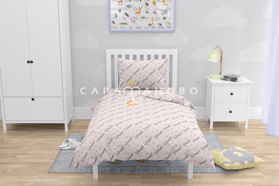 Ткань Бязь 150 см рис. 9958-2