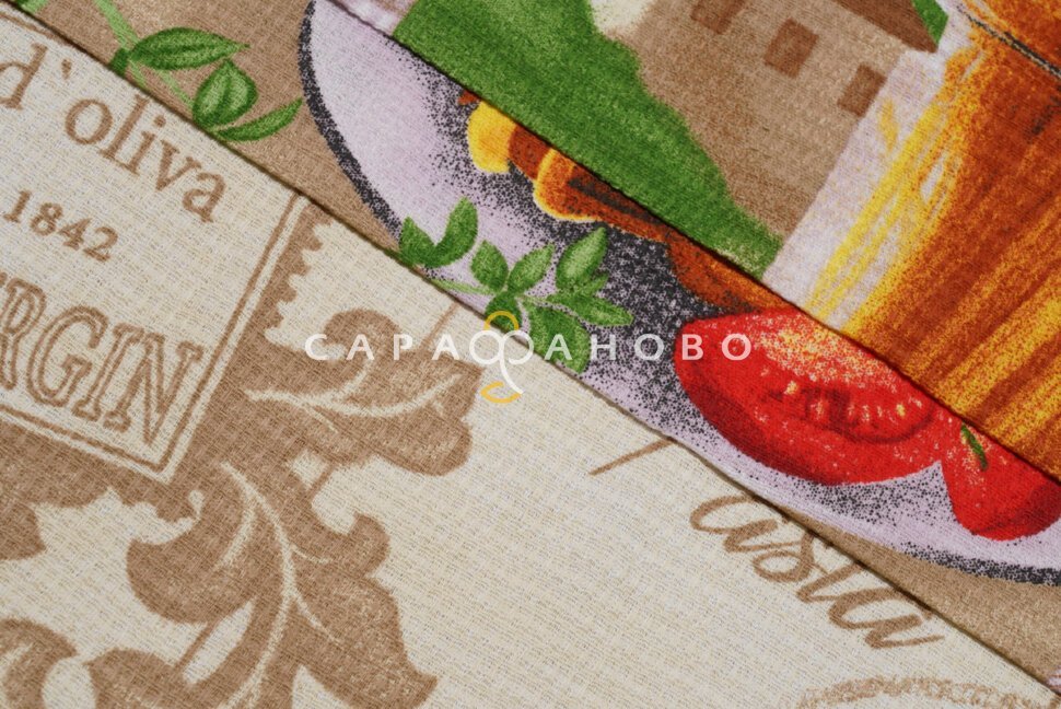 Ткань Полотно вафельное 50 см 