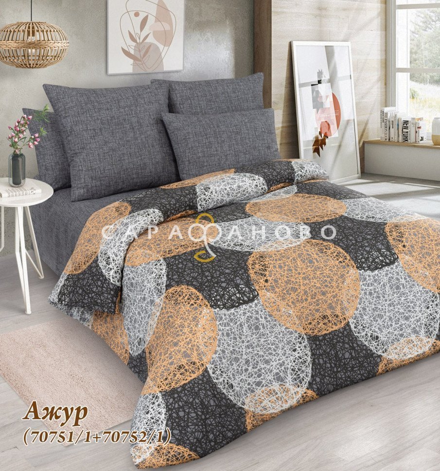 Ткань Бязь 220 см рис. 70752 Ажур (компаньон)