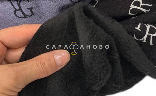 Трикотаж на меху 150 см 400 г/м2 рис Д207 С1