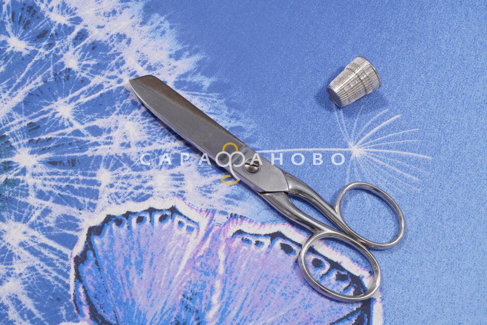 Ткань Поплин 220 см рис. 451-1 Одуванчики (основа)