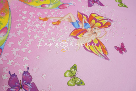 Ткань Бязь 220 см "Красотки" рис 8032-1