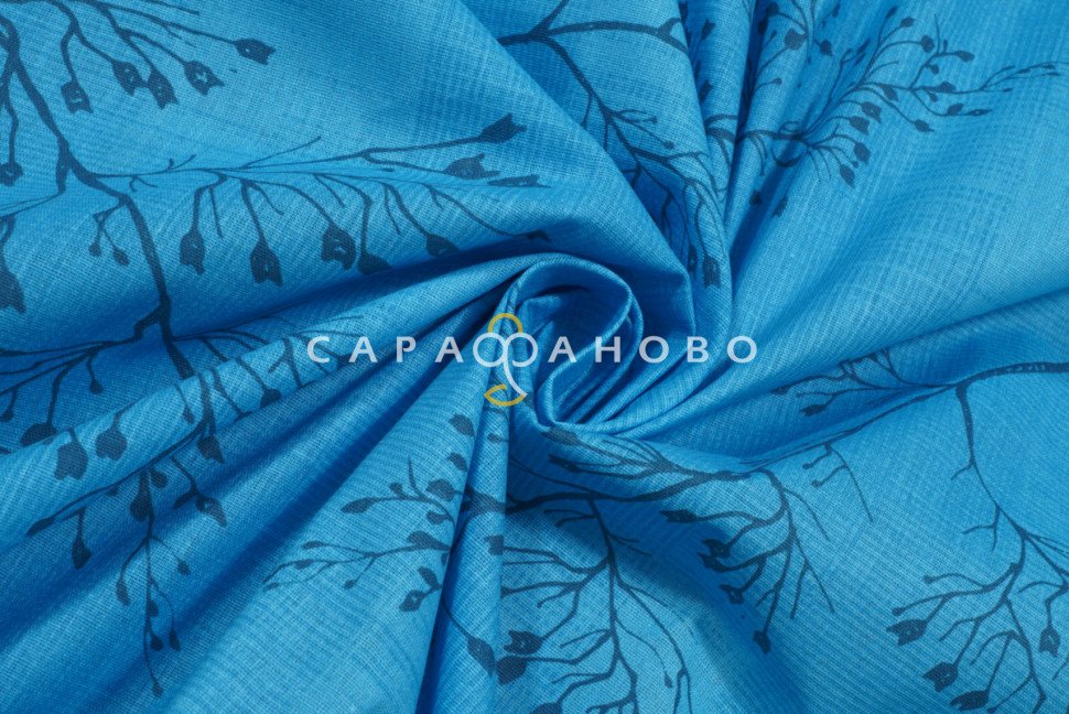 Ткань Бязь 150 см 120 гр рис.295в2 Ботаника