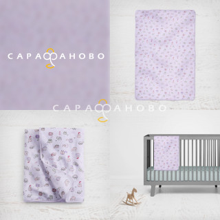 Ткань Ситец 95 см "Котики" рис 5586 вид 8