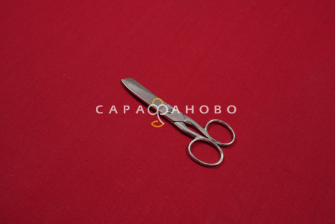 Ткань Полулен гладкокрашеный 150 см рис 70197 (винный)