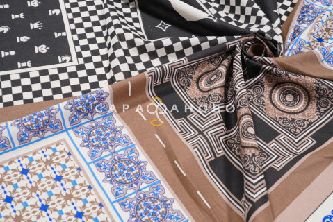 Ткань Ситец платочный 150 см рис 500058