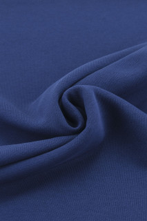 Ткань 30/70/10 Кмп Пенье 3-х Нитки Диагональ Петля Рулон Темно-Синий