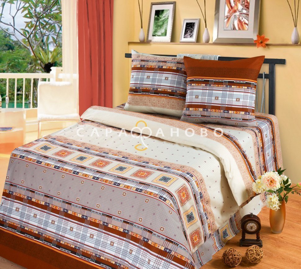 Ткань бязь 220 см Денди рис 4998 вид 1