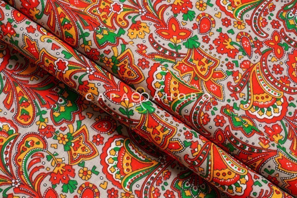 Ткань Бязь 150 см Плательная Коллекция рис 10614 вид 2