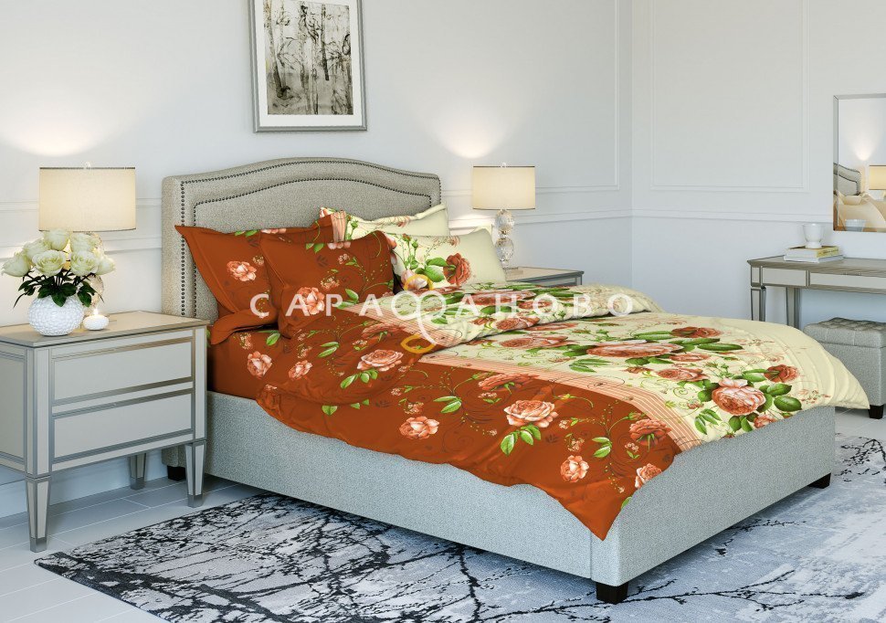 Ткань Бязь 150 см рис. 3674-4