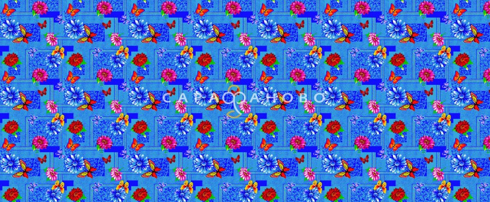 Ткань бязь 150 см плательная рис 1010