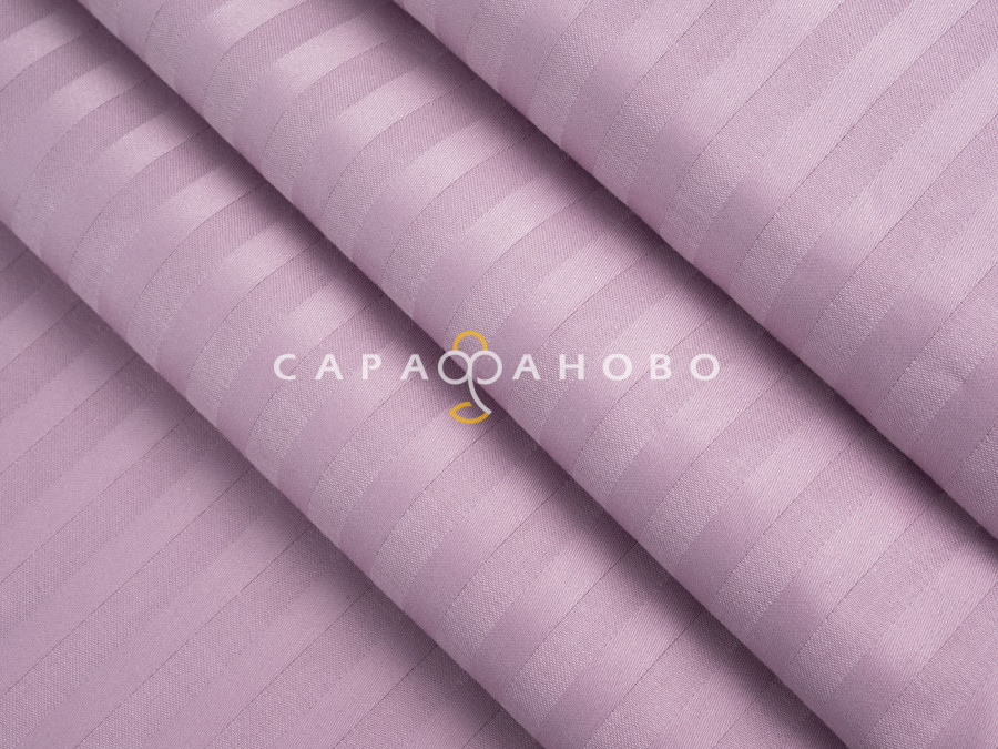 Ткань Страйп-сатин 240 см 1-1 Пыльная Роза 40*40