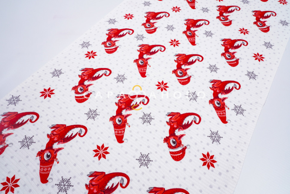 Ткань Полотно вафельное 50 см рис 29225 вид 1 