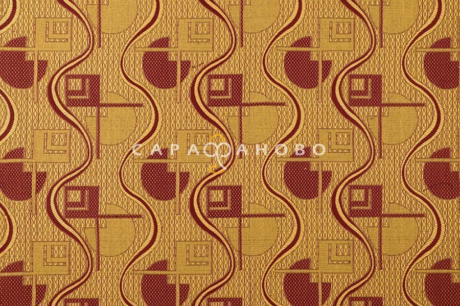 Ткань Гобелен жаккард 150см Двухцветный рис 337-3 бордо