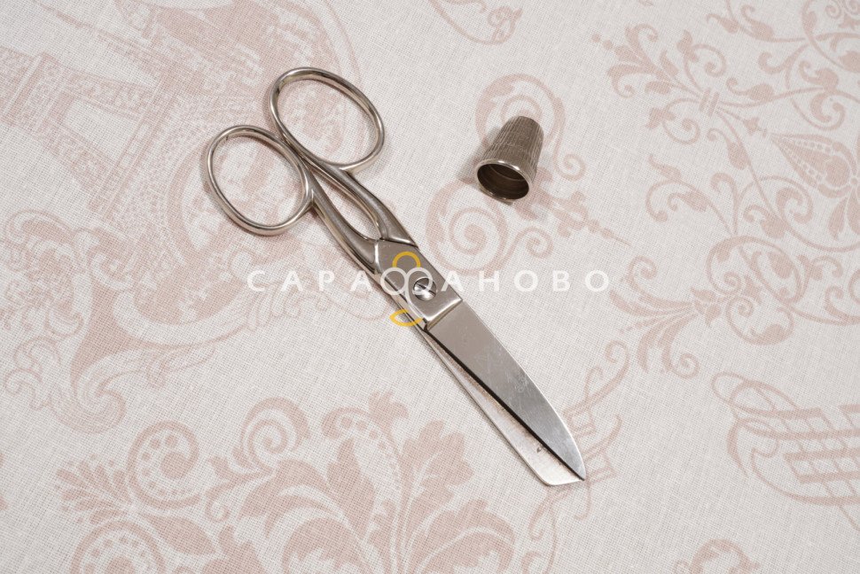 Ткань Бязь 220 см рис. 11596-1 Шебби-Шик (компаньон)