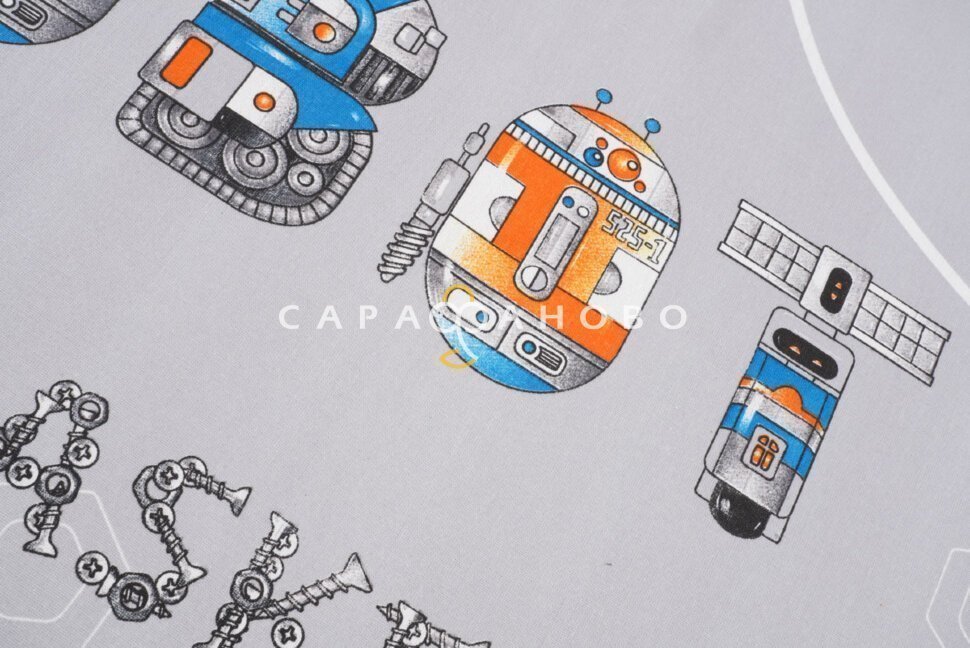 Ткань бязь 150 см рис. 7419/1 Роботы