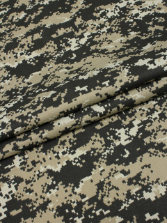 Ткань Саржа костюмная набивная 150 см, 860-2 Точка