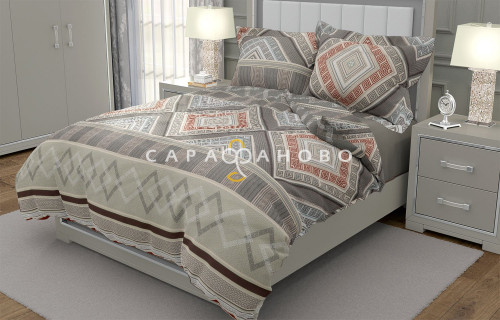 Ткань Бязь Премиум 220 см "Анкара" рис  6508 вид 2