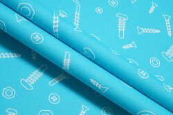 Ткань бязь 150 см рис. 7420/1 Роботы(компаньон)