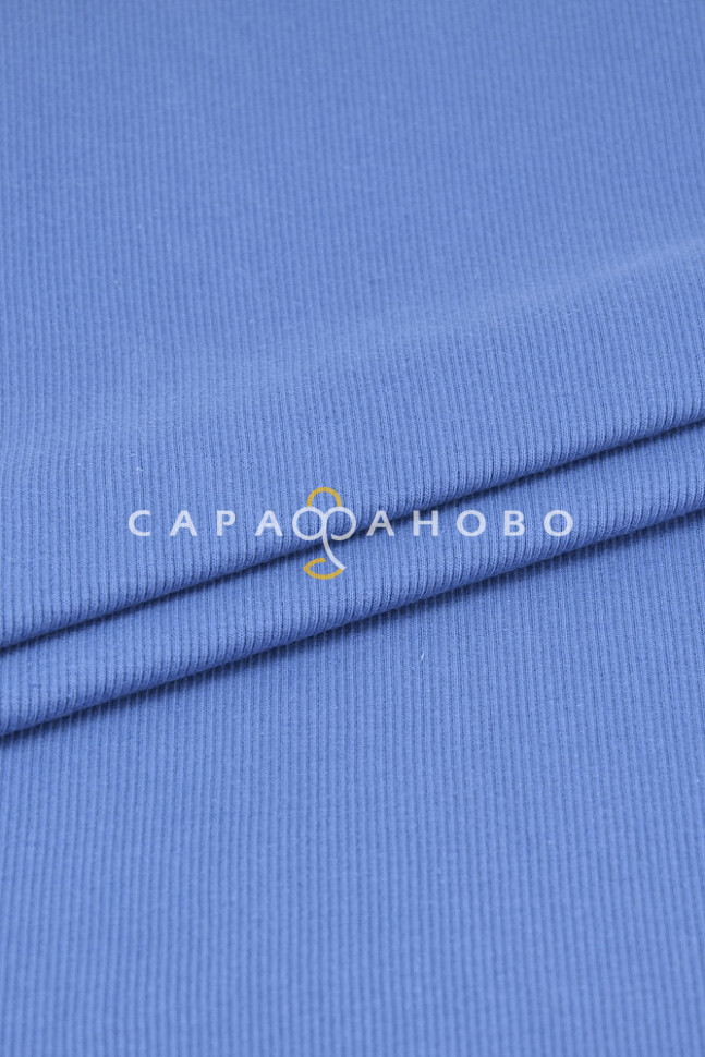 Ткань 20/1 Пенье Кашкорсе С Лайкрой Чулок Индиго, фото 3