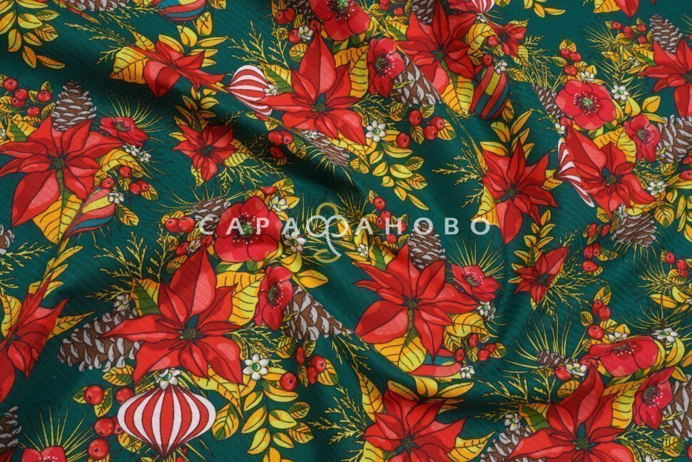 Ткань Полотно вафельное 150 см рис 29050 вид 1 Фрегренс