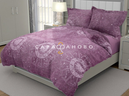 Ткань Перкаль 220 см рис. 300-1 Зодиак (основа)