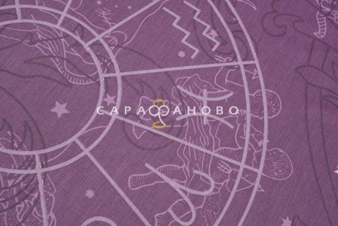 Ткань Перкаль 220 см рис. 300-1 Зодиак (основа)