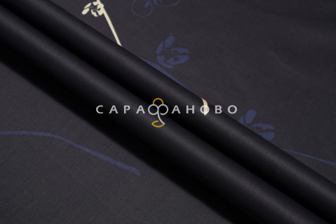 Ткань Сатин 220 см 120 гр рис. Легкое дыхание вид 5 (основа)